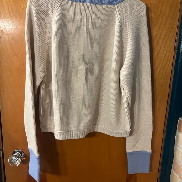 Colorblock Button Front Crop Cardigan - Picture 8 of 8